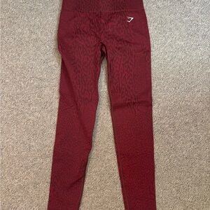Gymshark Red Patterned Leggings